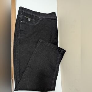 New Point Zero GOLD Jeans Big Husky Size 56  Length 30 Black Denim Modern Fit